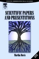 Scientific papers and presentations