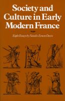 Society and culture in early modern France : eight essays /