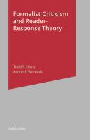 Formalist criticism and reader-response theory /