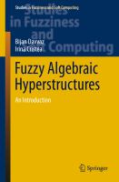 Fuzzy Algebraic Hyperstructures : An Introduction.