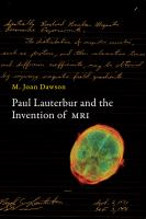 Paul Lauterbur and the invention of MRI /
