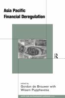 Asia-Pacific Financial Deregulation.