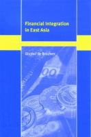 Financial integration in East Asia