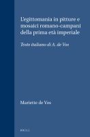 L'Egittomania in pitture e mosaici romano-campani della prima età imperiale /