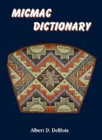 Micmac dictionary /