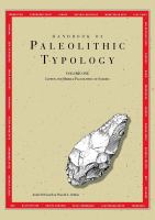 Handbook of paleolithic typology.