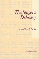 The singer's Debussy /