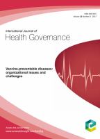 Vaccine-preventable diseases : organizational issues and challenges.