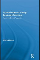 Systemization in foreign language teaching monitoring content progression /
