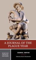 A Journal of the plague year : authoritative text, backgrounds, contexts, criticism /