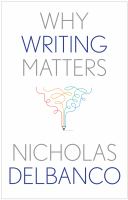 Why writing matters /