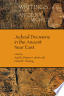 Judicial Decisions in the Ancient near East.
