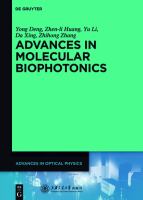 Advances in Molecular Biophotonics.