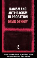 Racism and anti-racism in probation