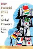 From financial crisis to global recovery