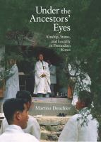 Under the AncestorsÕ Eyes Kinship, Status, and Locality in Premodern Korea /