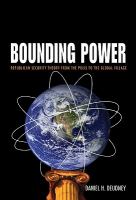 Bounding power : republican security theory from the polis to the global village /