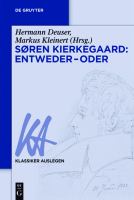 Søren Kierkegaard : Entweder - Oder.