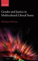 Gender and justice in multicultural liberal states /