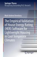 The Empirical Validation of House Energy Rating (HER) Software for Lightweight Housing in Cool Temperate Climates