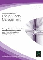 Supply chain innovation in the offshore wind energy sector.