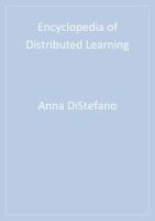 Encyclopedia of Distributed Learning.