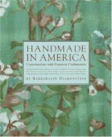 Handmade in America : conversations with fourteen craftmasters /