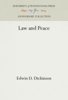 Law and peace /