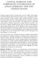 Capital markets and corporate governance in Japan, Germany, and the United States organizational response to market inefficiencies /