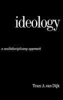 Ideology : a multidisciplinary approach /