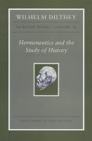 Hermeneutics and the study of history /