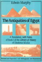 The antiquities of Egypt : a translation with notes of book I of the Library of history, of Diodorus Siculus /