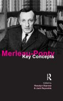 Merleau-Ponty : Key Concepts.