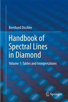 Handbook of Spectral Lines in Diamond Volume 1: Tables and Interpretations /