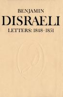 Benjamin Disraeli letters.