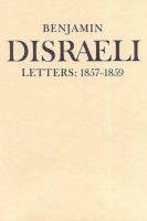 Benjamin Disraeli letters /