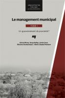 Le management municipal.