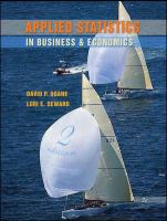 Applied statistics in business and economics /