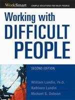 Working with Difficult People.