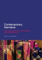 Contemporary Narrative : Textual Production, Multimodality and Multiliteracies.