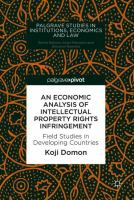 An Economic Analysis of Intellectual Property Rights Infringement Field Studies in Developing Countries /