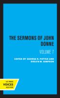 The Sermons of John Donne.