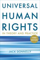 Universal Human Rights in Theory and Practice.