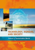 Technology, humans and society toward a sustainable world /