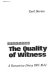 The quality of witness : a Romanian diary, 1937-1944 /
