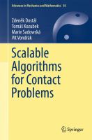 Scalable Algorithms for Contact Problems.