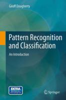 Pattern Recognition and Classification : An Introduction.