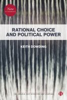 Rational choice and political power /
