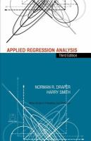 Applied Regression Analysis.