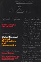 Michel Foucault, beyond structuralism and hermeneutics /